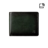 Темно-зелений вінтажний чоловічий гаманець Visconti AT60 Arthur Tap'n'Go (Burnish Green)