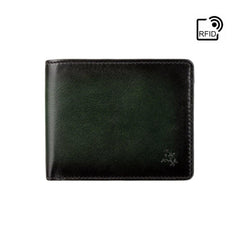 Темно-зеленый винтажный мужской кошелек Visconti AT60 Arthur Tap'n'Go (Burnish Green)