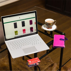 Розовый женский кошелек Visconti RB100 Bermuda (Berry/Multi) -  Visconti