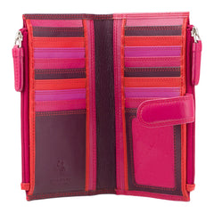 Сливовый женский кошелек Visconti RB100 Bermuda (Plum/Multi) - Visconti