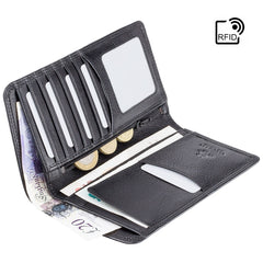 Мужской черный купюрник Visconti HT12 - Big Ben (black) - Visconti