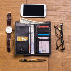 Мужской черный купюрник Visconti HT12 - Big Ben (black) - Visconti