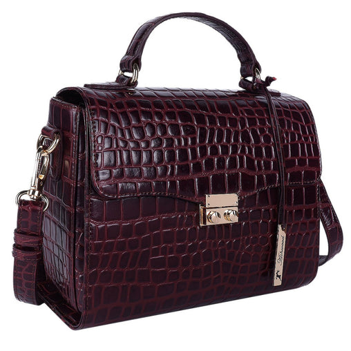 Сумка жіноча через плече Ashwood C55 Bordo (Бордова)