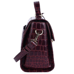 Сумка женская через плечо Ashwood C55 Bordo (Бордовая)