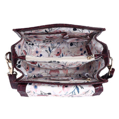 Сумка женская через плечо Ashwood C55 Bordo (Бордовая)