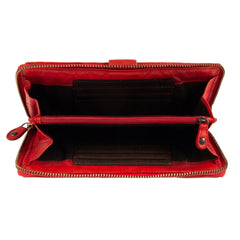 Женский кошелек ASHWOOD D84 red