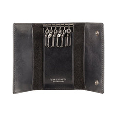 Кошелек-ключница Visconti ENZ76 Dino (Black Shadow) no