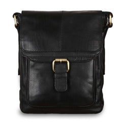 Небольшая мужская сумка на плечо Ashwood G31 BLACK