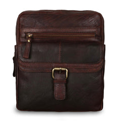 Чоловіча сумка на плече Ashwood G33 BRANDY (Бренді)