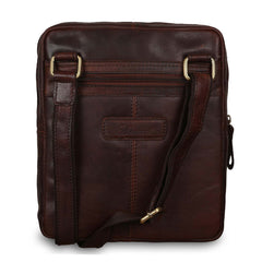 Чоловіча сумка на плече Ashwood G33 BRANDY (Бренді)