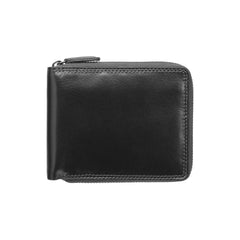 Черный унисекс кошелек на молнии Visconti HT14 Camden (Black) - Visconti