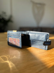 Чоловічий гаманець з застібкою Visconti AT72 Henry (Burnish Blue)