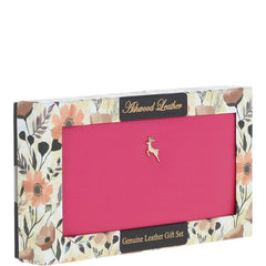 Женский кошелек клатч ASHWOOD J51 RASPBERRY-SORBET (Ягодный)