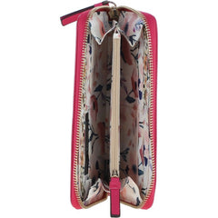 Женский кошелек клатч ASHWOOD J51 RASPBERRY-SORBET (Ягодный)