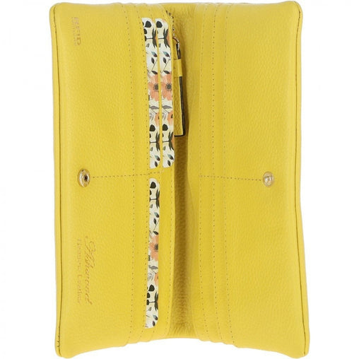 Женский кошелек на кнопке ASHWOOD J56 AURORA (Желтый)