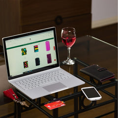 Женский черно-красный кошелек Visconti CD23 Jade (black/red) - Visconti