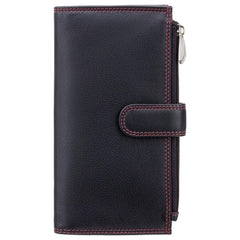 Женский черно-красный кошелек Visconti CD23 Jade (black/red) - Visconti