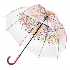 Парасолька-тростина жіноча Fulton L042 Birdcage-2 Hippie Scatter (Різнобарвні незабудки)