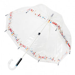 Дизайнерский женский зонт-трость Cath Kidston by Fulton L546 Birdcage-2 London People (Люди Лондона)