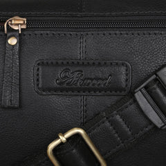 Чорна сумка на пояс (бананка) Ashwood M54 Black (Чорна)