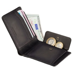 Темно-сірий чоловічий гаманець Visconti MT92 B/GREY з монетницею