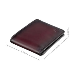 Темно-бордовий чоловічий гаманець Visconti MT92 B/BURGUNDY з монетницею