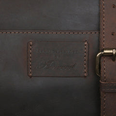 Коричневая мужская сумка на плечо  Ashwood Patty Brown