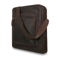 Коричневая мужская сумка на плечо  Ashwood Patty Brown