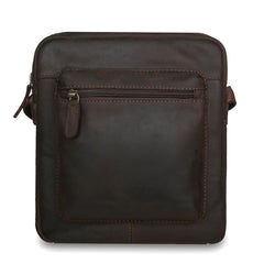 Коричневая мужская сумка на плечо  Ashwood Patty Brown