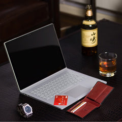 Черно-красный мужской кошелек без застежки Visconti TR30 Raffle (Black/Red) - Visconti