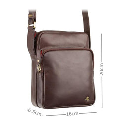 Невелика чоловіча сумка Visconti ML40 - Riley (Brown)