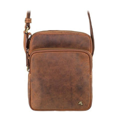 Невелика чоловіча сумка Visconti TC68 - Riley (Havana Tan)