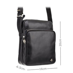 Небольшая мужская сумка на плечо Visconti ML40 - Riley (Black)