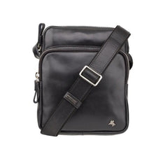 Небольшая мужская сумка на плечо Visconti ML40 - Riley (Black)