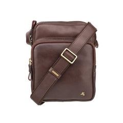 Невелика чоловіча сумка Visconti ML40 - Riley (Brown)