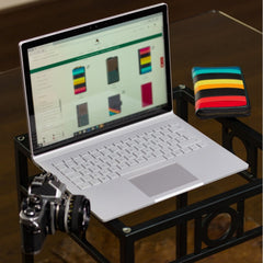 Женский разноцветный кошелек-клатч на молнии Visconti STR5 Corfu - Visconti