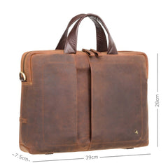 Мужская сумка для ноутбука Visconti TC76 13' - Octo (Oil Tan) -  Visconti