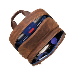 Кожаный рюкзак для ноутбука Visconti TC80 Tank (tan) -  Visconti