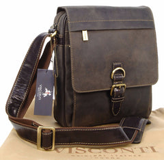 Небольшая сумочка Visconti 16011 Link (Оil Brown) -  Visconti