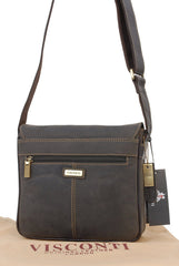 Небольшая сумка на плечо Visconti 16012 Rumba (Оil Brown) -  Visconti