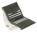 Зеленый компактный мужской кошелек 705 Arrow (Oil Green)