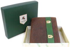 Светло-коричневый многофункциональный мужской кошелек Visconti 709 Rifle (Oil Tan) - Visconti