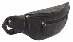 Коричневая сумка на пояс (бананка) Visconti 721 (Oil Brown) - Visconti