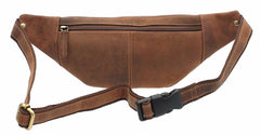 Коричневая сумка на пояс (бананка) Visconti 721 (Oil Tan) -  Visconti
