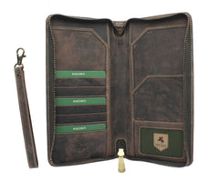 Мужской клатч (тревелер) Visconti 728 Wing (Oil Brown) -  Visconti