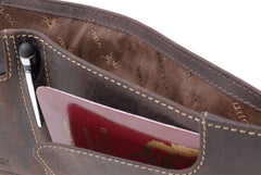 Кошелек для путешествий Visconti 726 - Jet с RFID (oil brown) -  Visconti