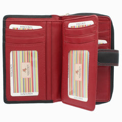Кошелек Visconti CD22 - Ruby (black-red) - Visconti