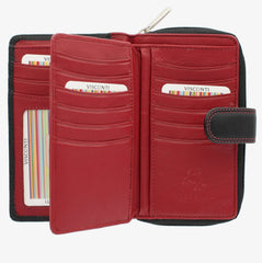 Кошелек Visconti CD22 - Ruby (black-red) - Visconti