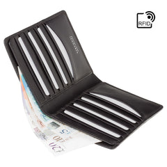 Большой мужской кошелек Visconti CR93 Predator (Black) с RFID - Visconti