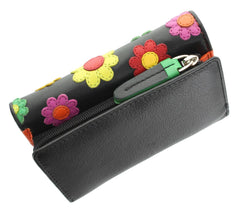 Женский кошелек c цветочками Visconti DS81 Paris -  Visconti